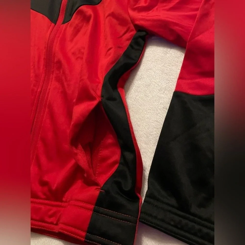 NEW Athletic Works Jacket Youth Boys Size Large (10/12) Red Black Pockets NWT‎